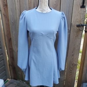 BooHoo Boutique Puff Sleeve Dress Women's Size 12 EUC